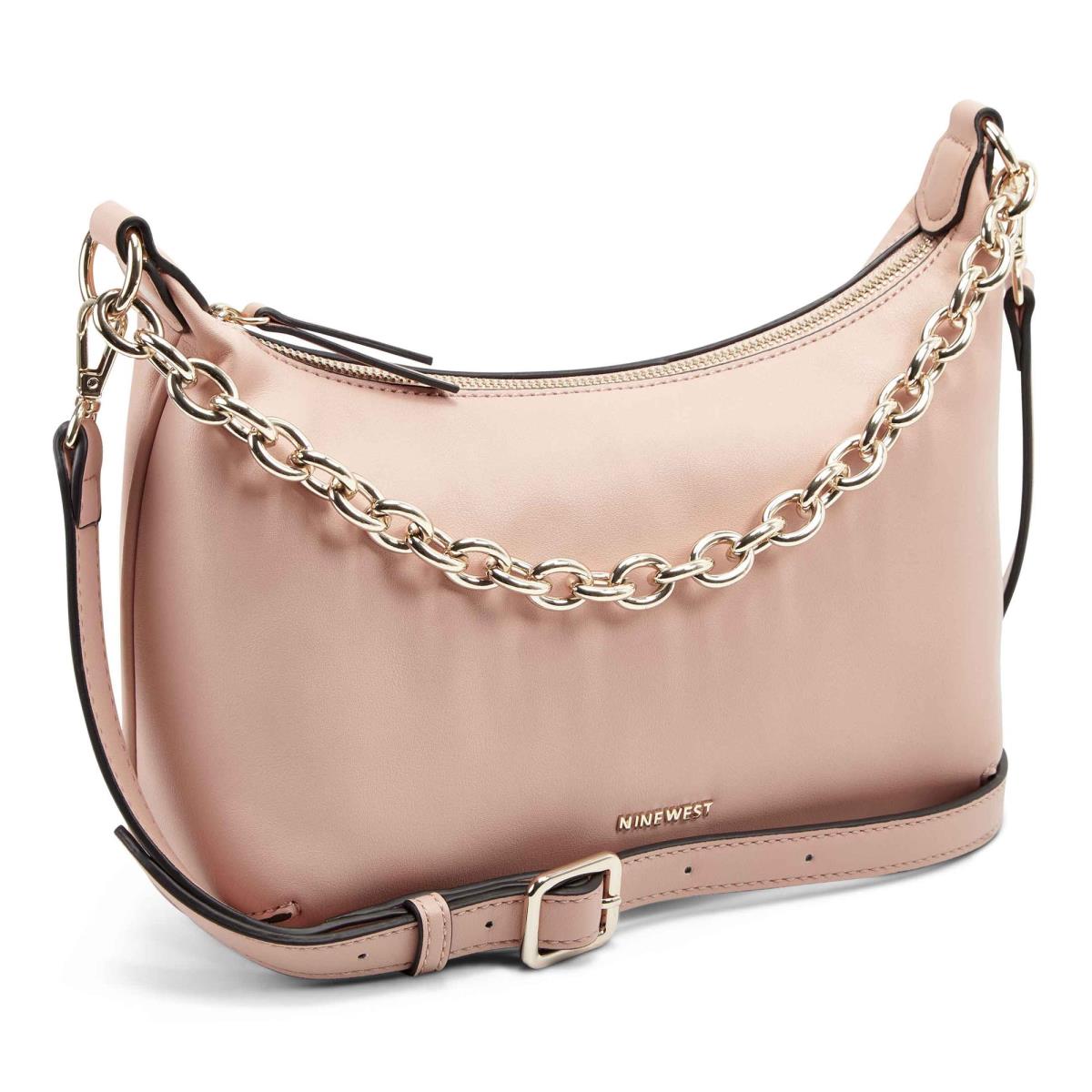 Nine West Ronnie Top Zip Shoulder Bag Shoulder Bags Pink | CRYB10964