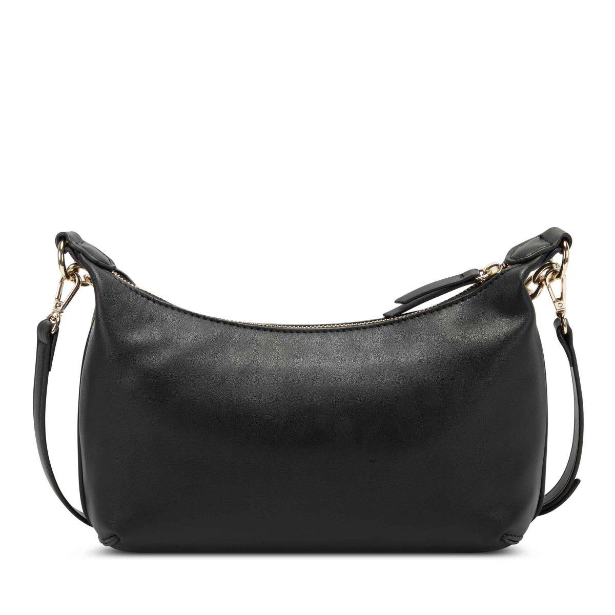 Nine West Ronnie Top Zip Shoulder Bag Shoulder Bags Black | ZXCT07492