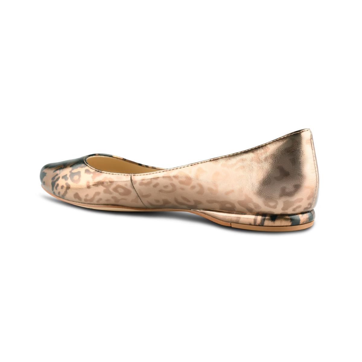 Nine West Speakup Almond Toe Ballet Flats Leopard | DUFE57380