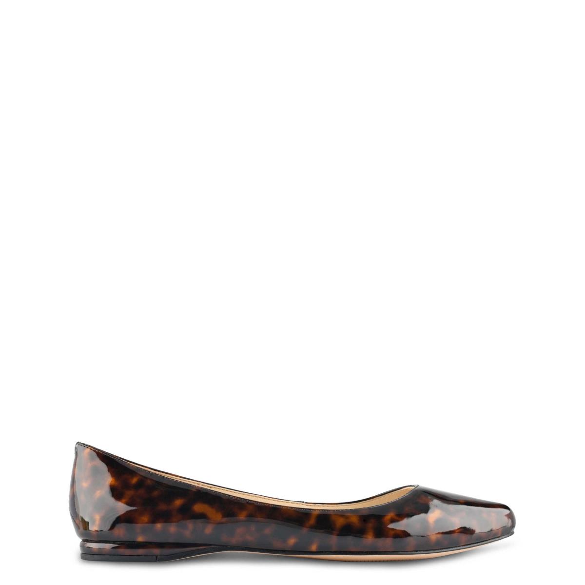 Nine West Speakup Almond Toe Ballet Flats Black | JKCW16485