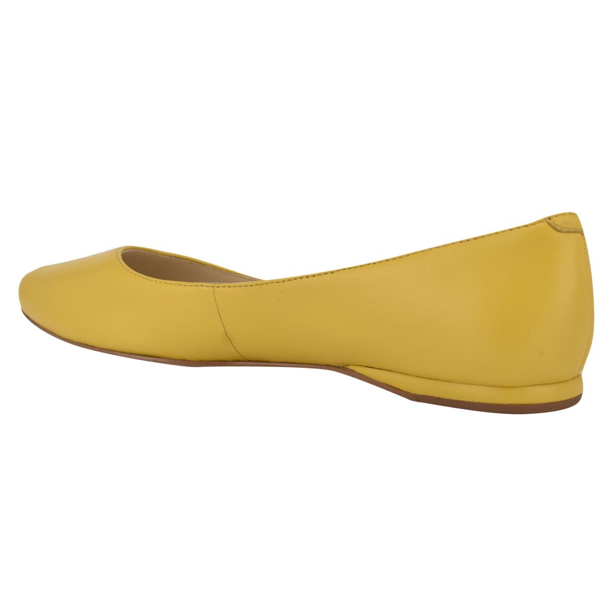 Nine West Speakup Almond Toe Ballet Flats Yellow | RTVY64512