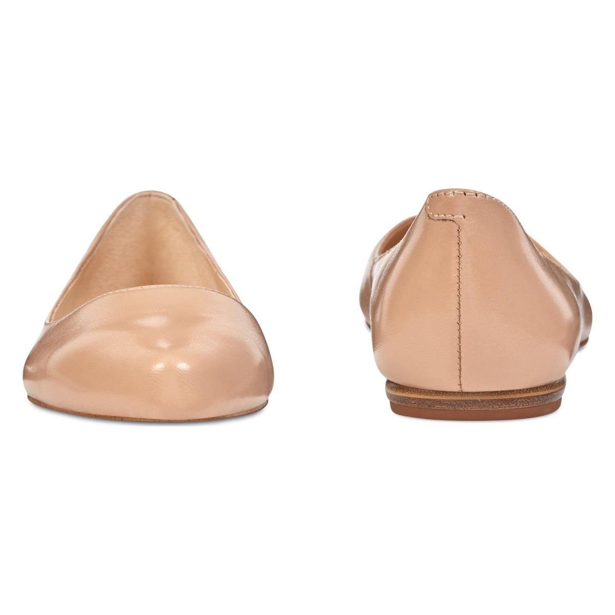 Nine West Speakup Almond Toe Flats Beige | VOAM93580