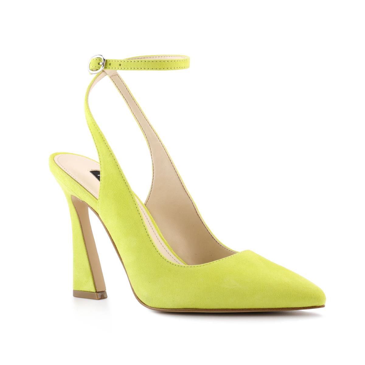 Nine West Tabita Ankle Strap Dress Pumps Yellow | AHMD92045