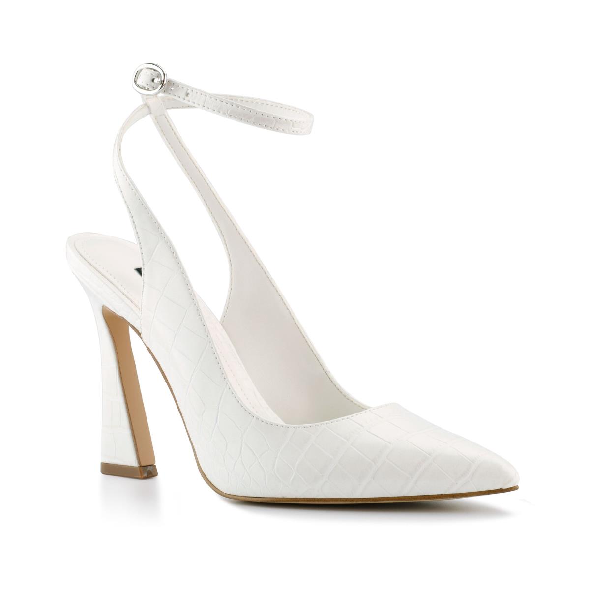 Nine West Tabita Ankle Strap Dress Pumps Beige | IDHZ05714