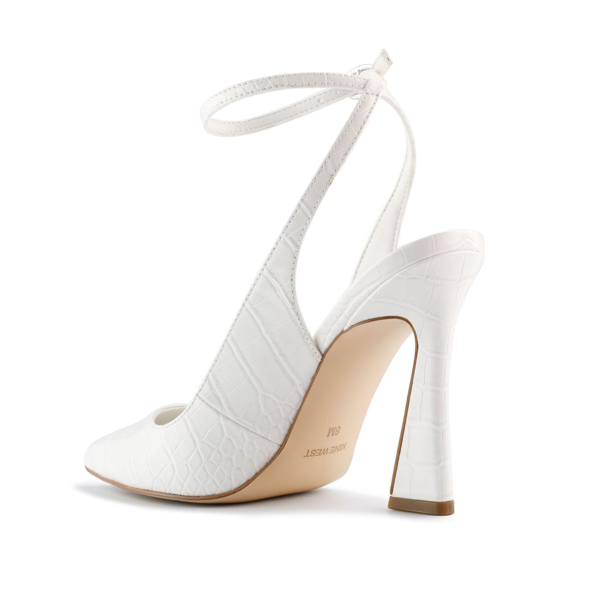 Nine West Tabita Ankle Strap Dress Pumps Beige | IDHZ05714