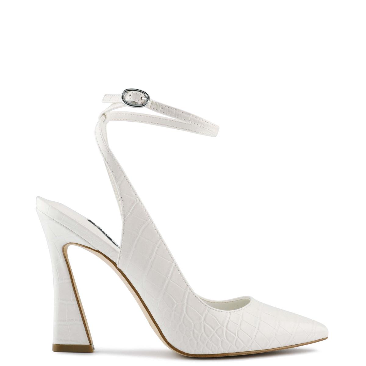 Nine West Tabita Ankle Strap Dress Pumps Beige | IDHZ05714