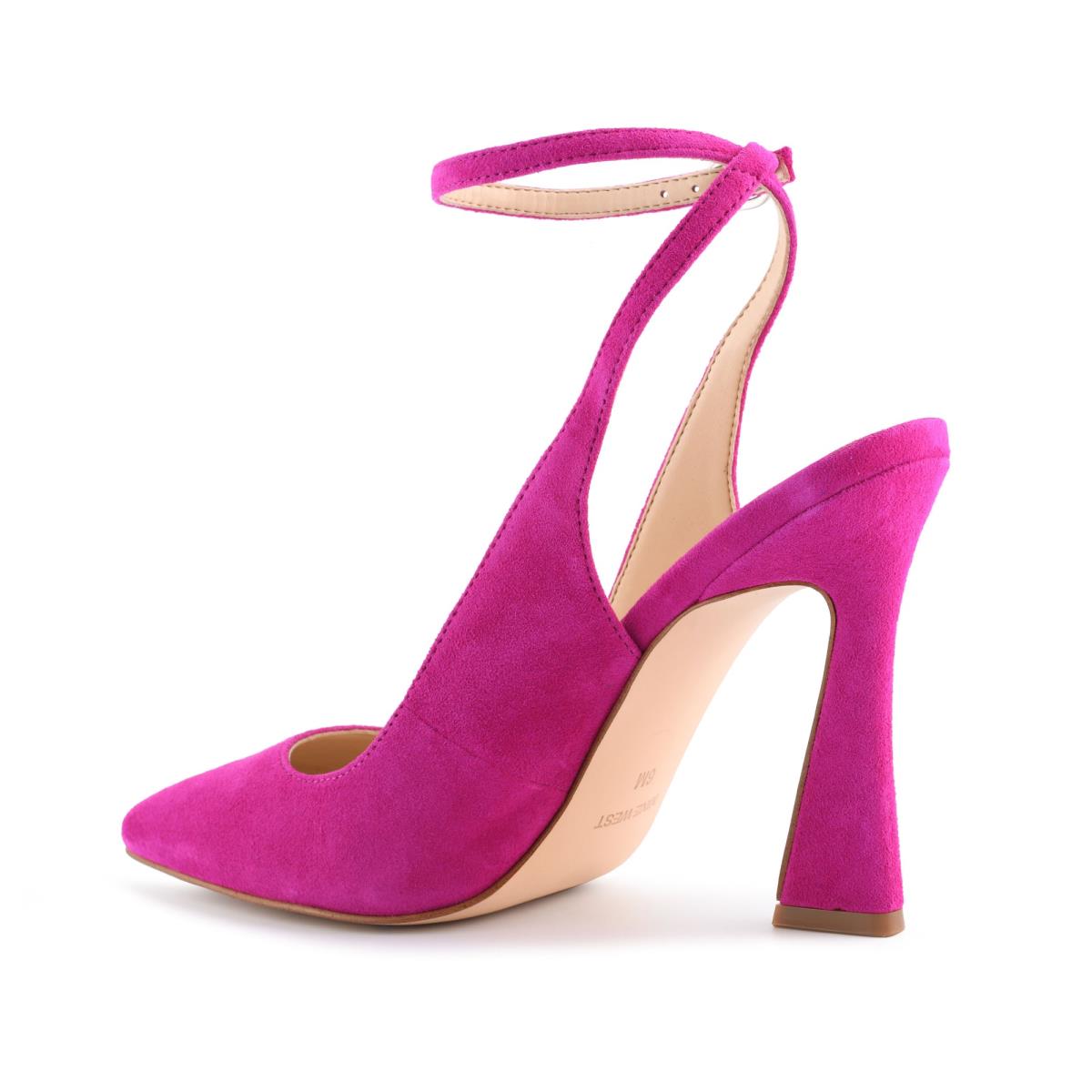 Nine West Tabita Ankle Strap Dress Pumps Pink | NMQA97325