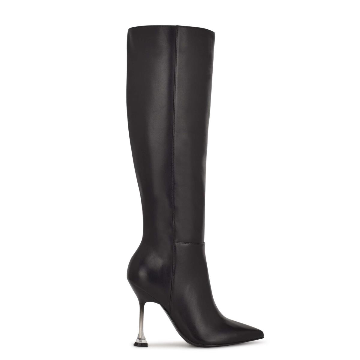 Nine West Talya Dress Boots Black | GWLK59807