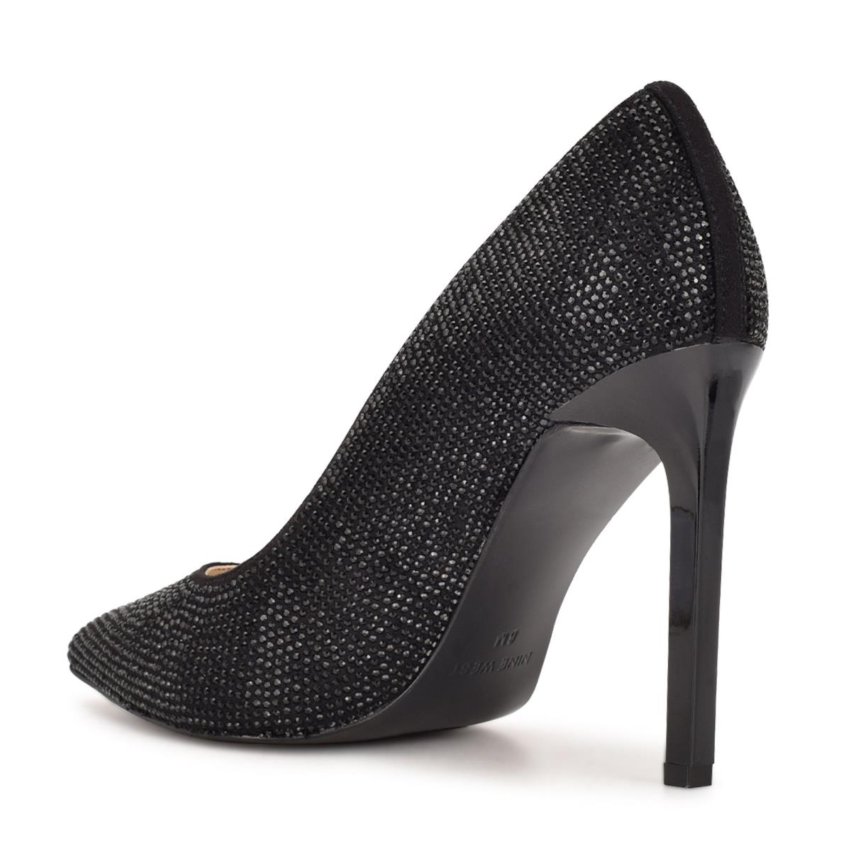 Nine West Tatiah Dress Pumps Black | KBUR62391