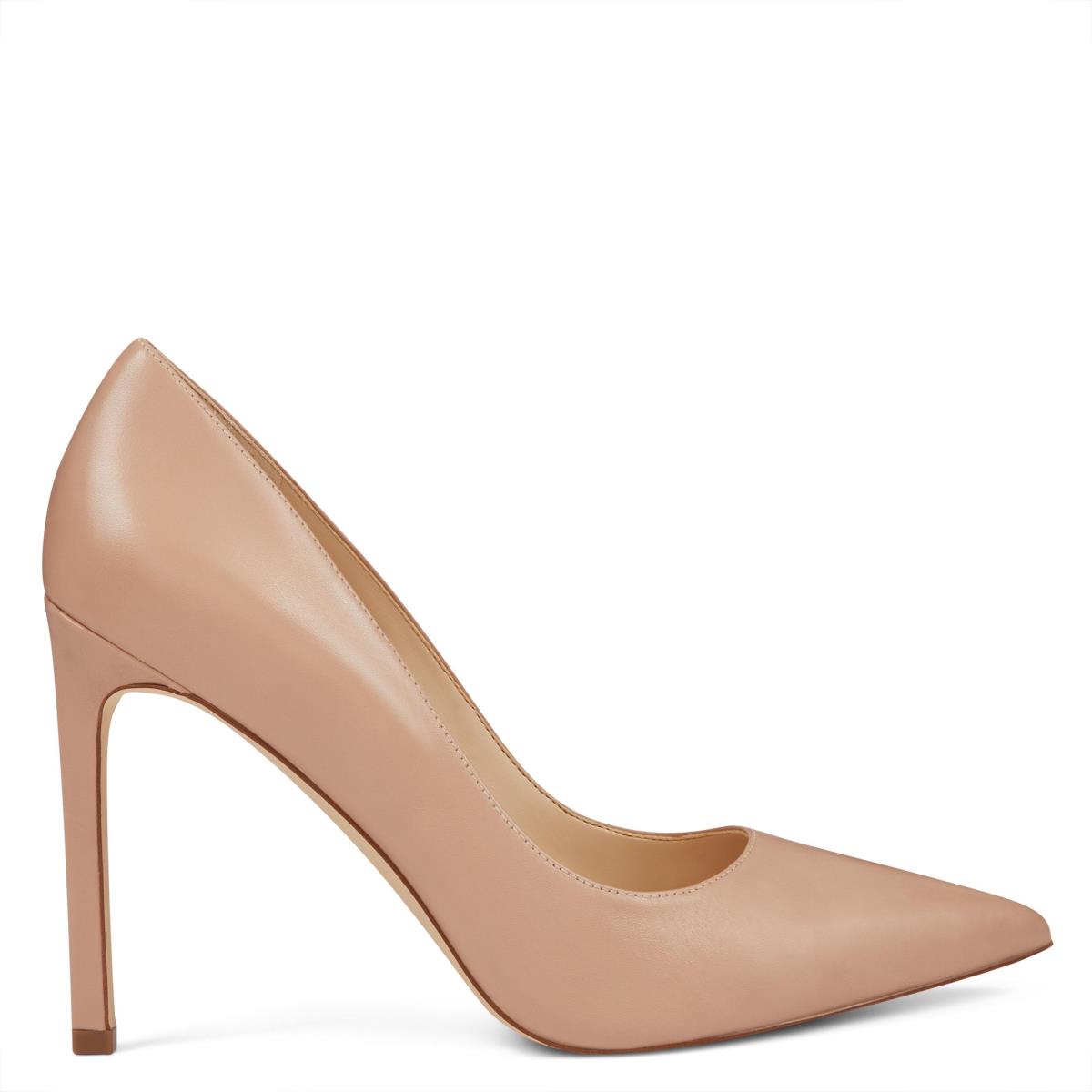 Nine West Tatiana Pointy Toe Pumps Beige | IORV85341