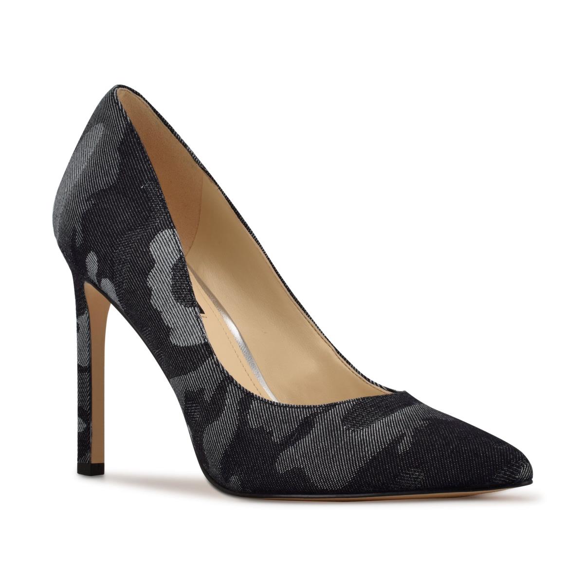 Nine West Tatiana Pointy Toe Pumps Blue / Camo | FHAI57081