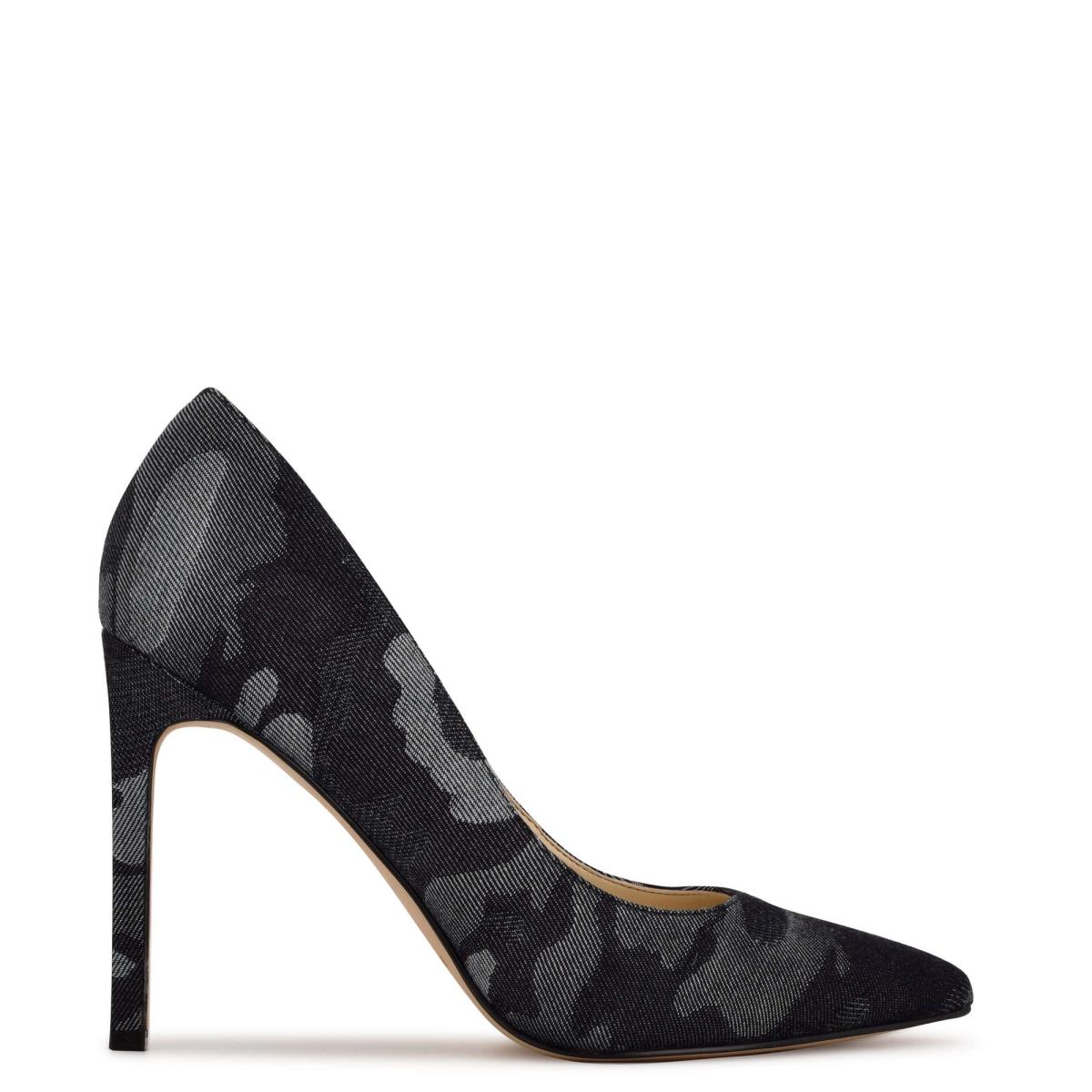 Nine West Tatiana Pointy Toe Pumps Blue / Camo | FHAI57081