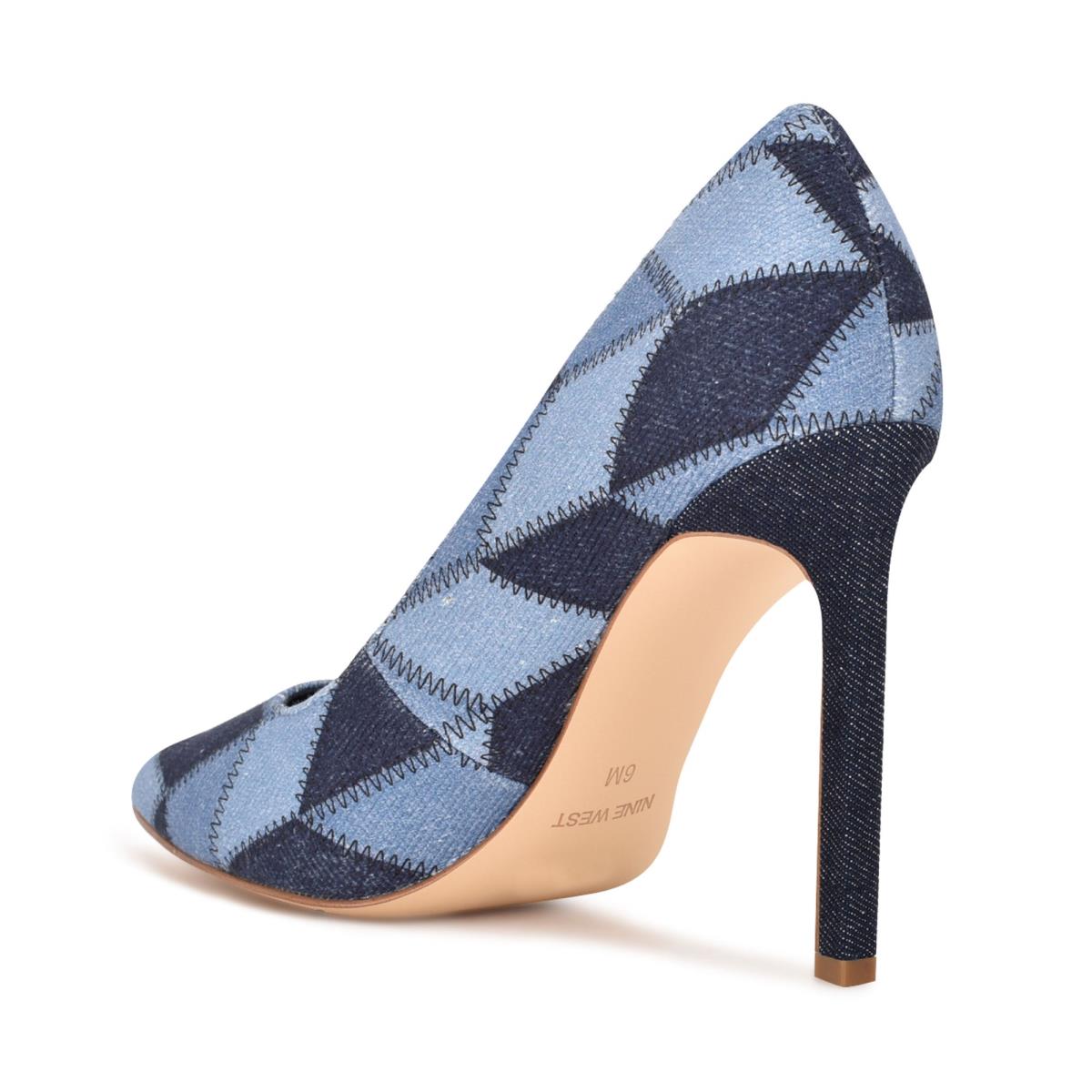 Nine West Tatiana Pointy Toe Pumps Blue | SQXV04925