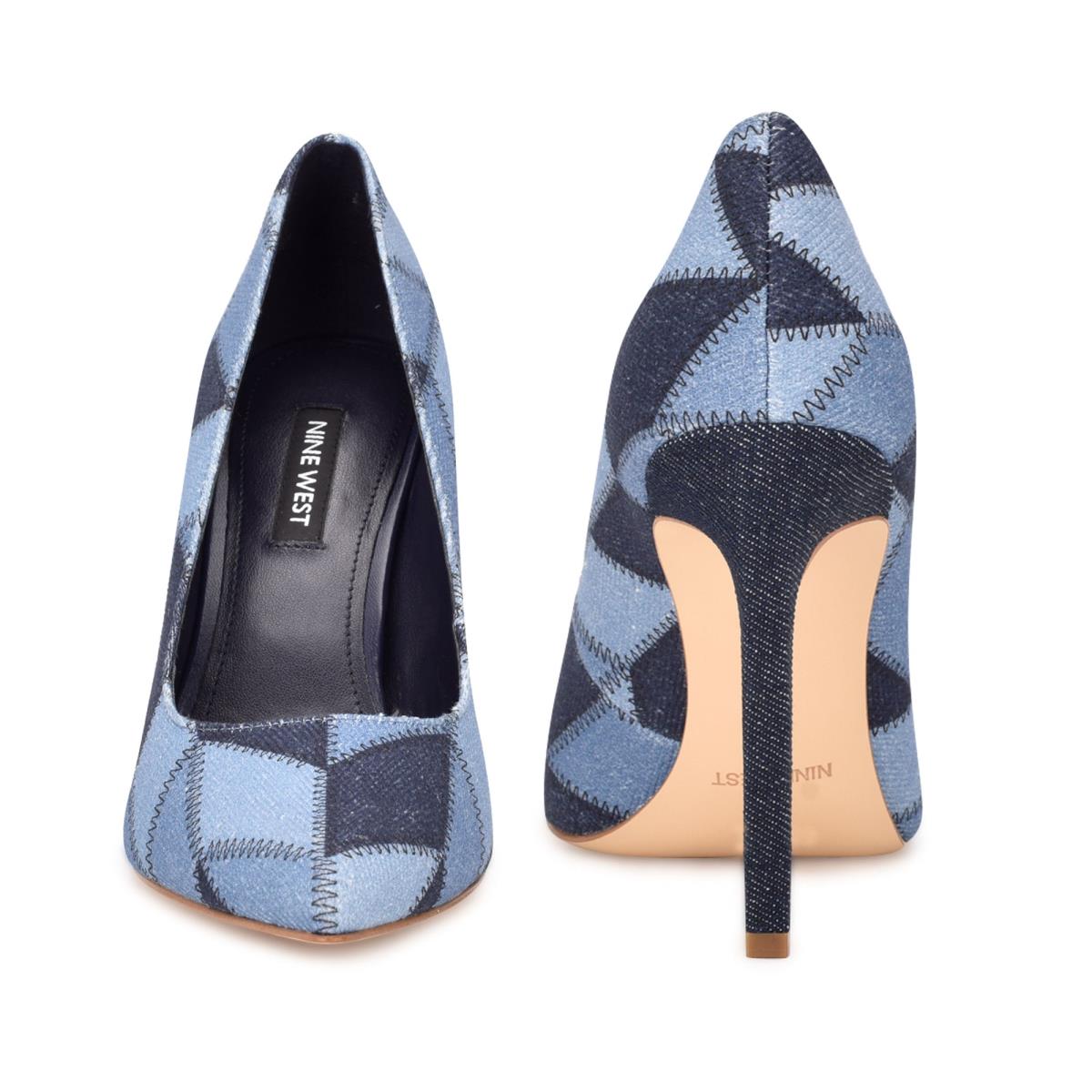 Nine West Tatiana Pointy Toe Pumps Blue | SQXV04925