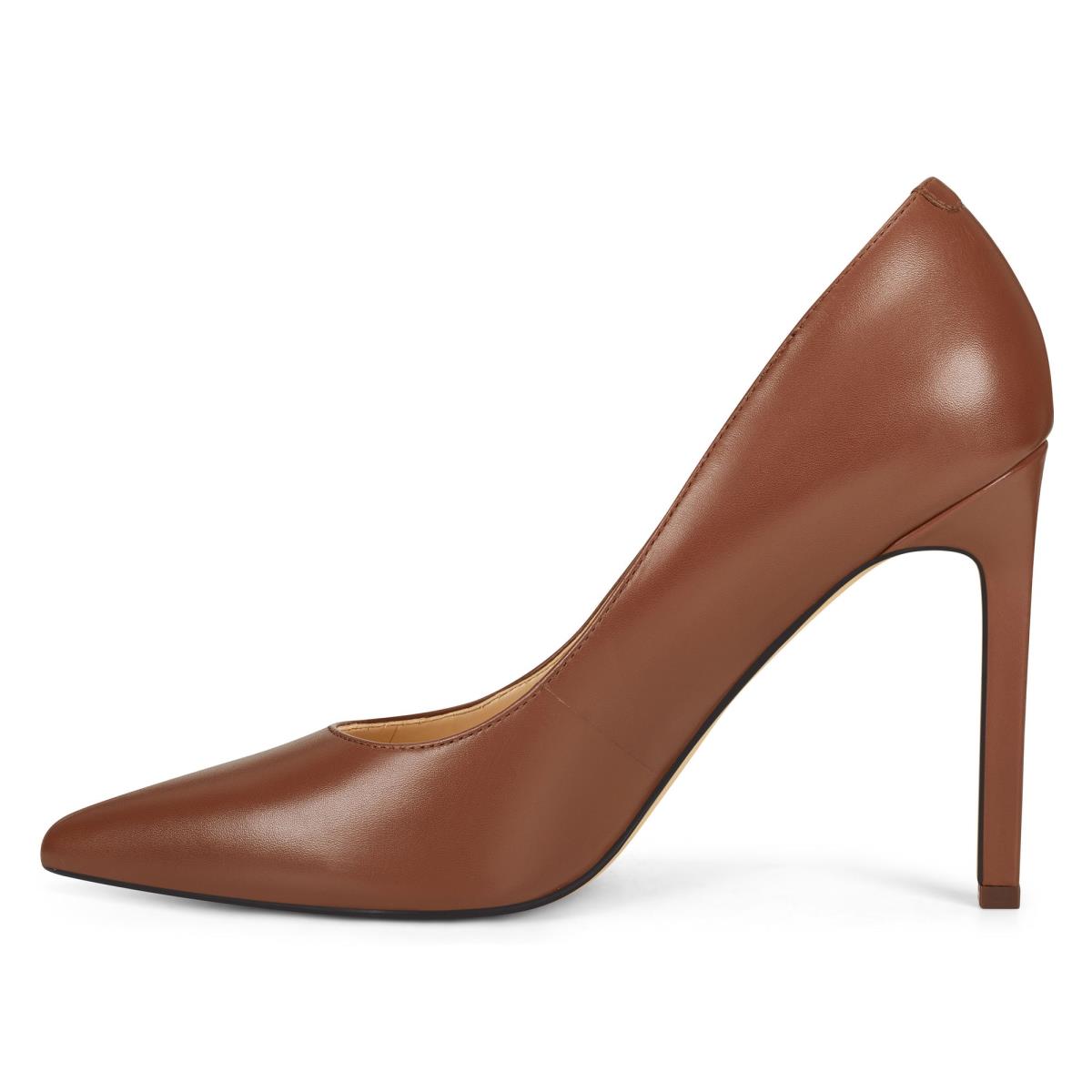 Nine West Tatiana Pointy Toe Pumps Brown | CGMT02641