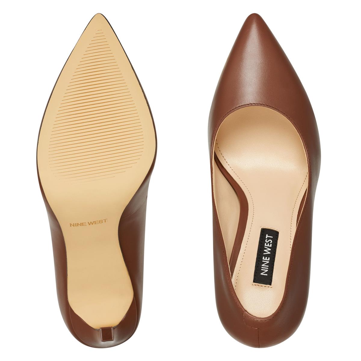 Nine West Tatiana Pointy Toe Pumps Brown | CGMT02641