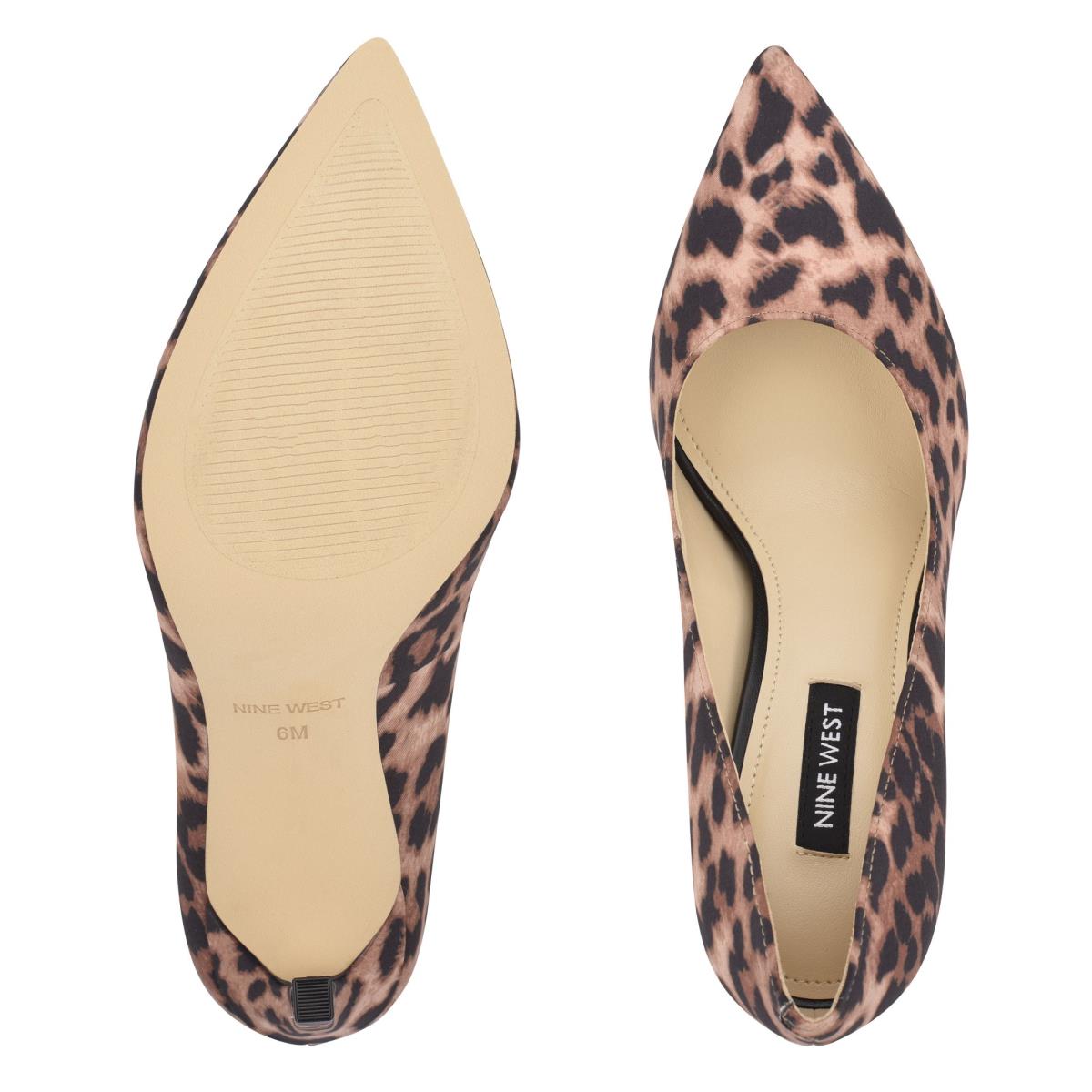 Nine West Tatiana Pointy Toe Pumps Leopard | OEPF79865