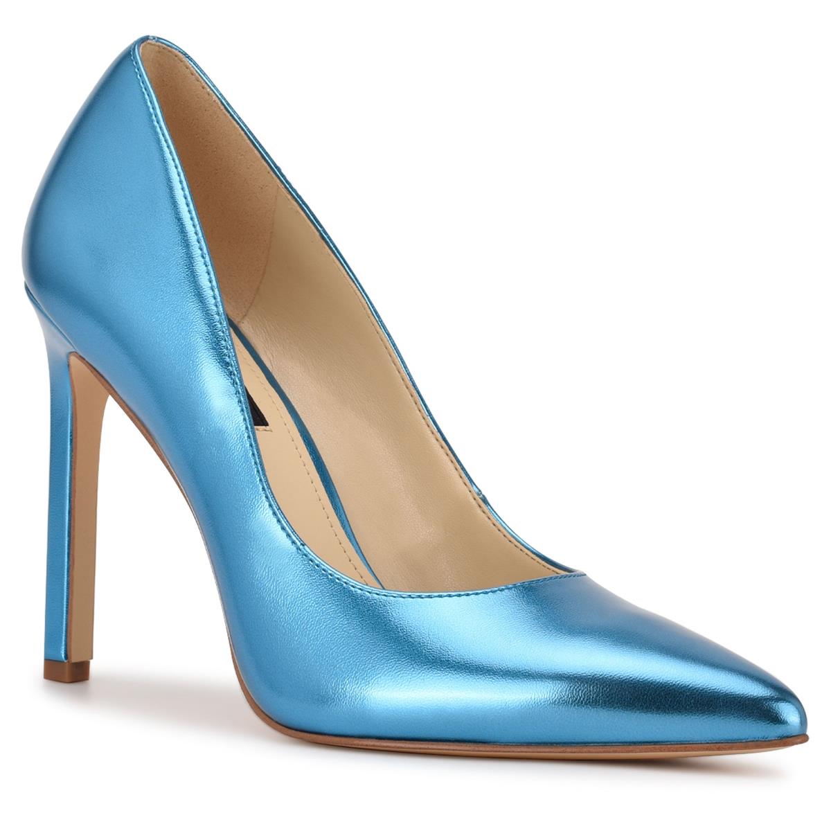 Nine West Tatiana Pointy Toe Pumps Light Blue | LPET60184