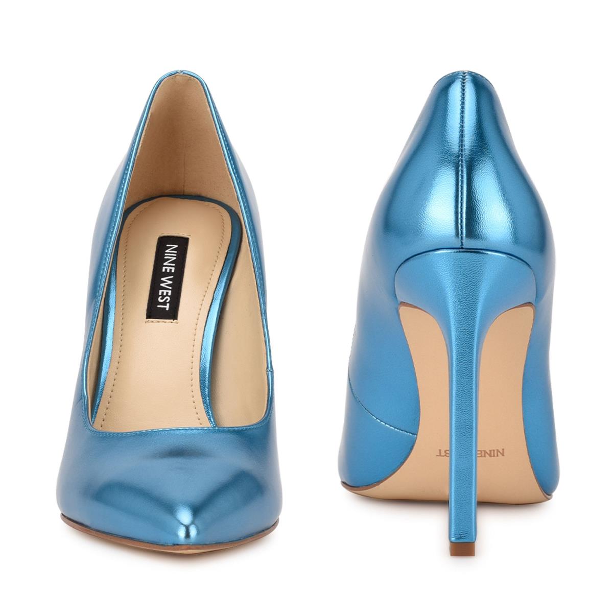 Nine West Tatiana Pointy Toe Pumps Light Blue | LPET60184