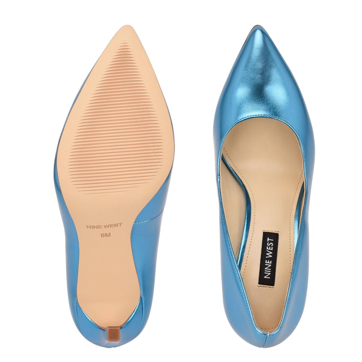 Nine West Tatiana Pointy Toe Pumps Light Blue | LPET60184