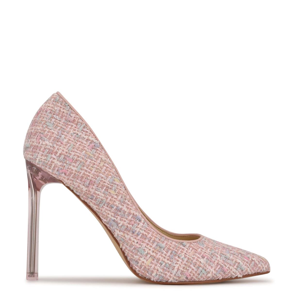 Nine West Tatiana Pointy Toe Pumps Light Pink | NWUT01745