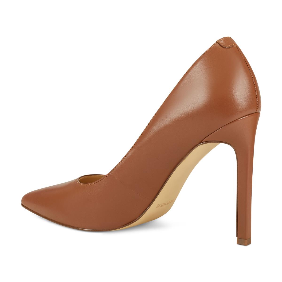 Nine West Tatiana Pointy Toe Pumps Light Brown | WHLP51402