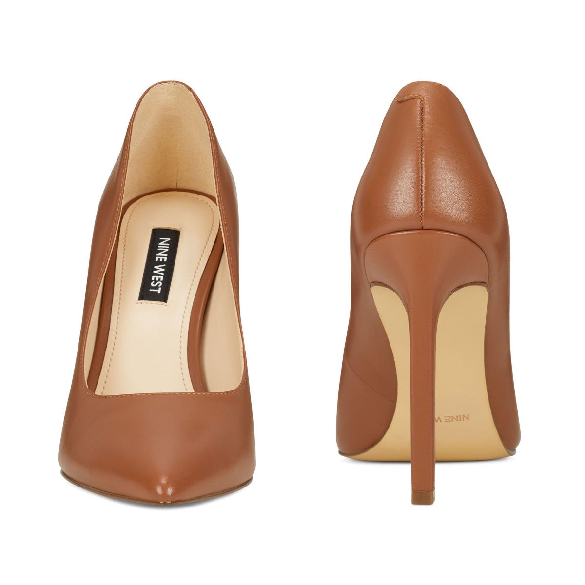 Nine West Tatiana Pointy Toe Pumps Light Brown | WHLP51402