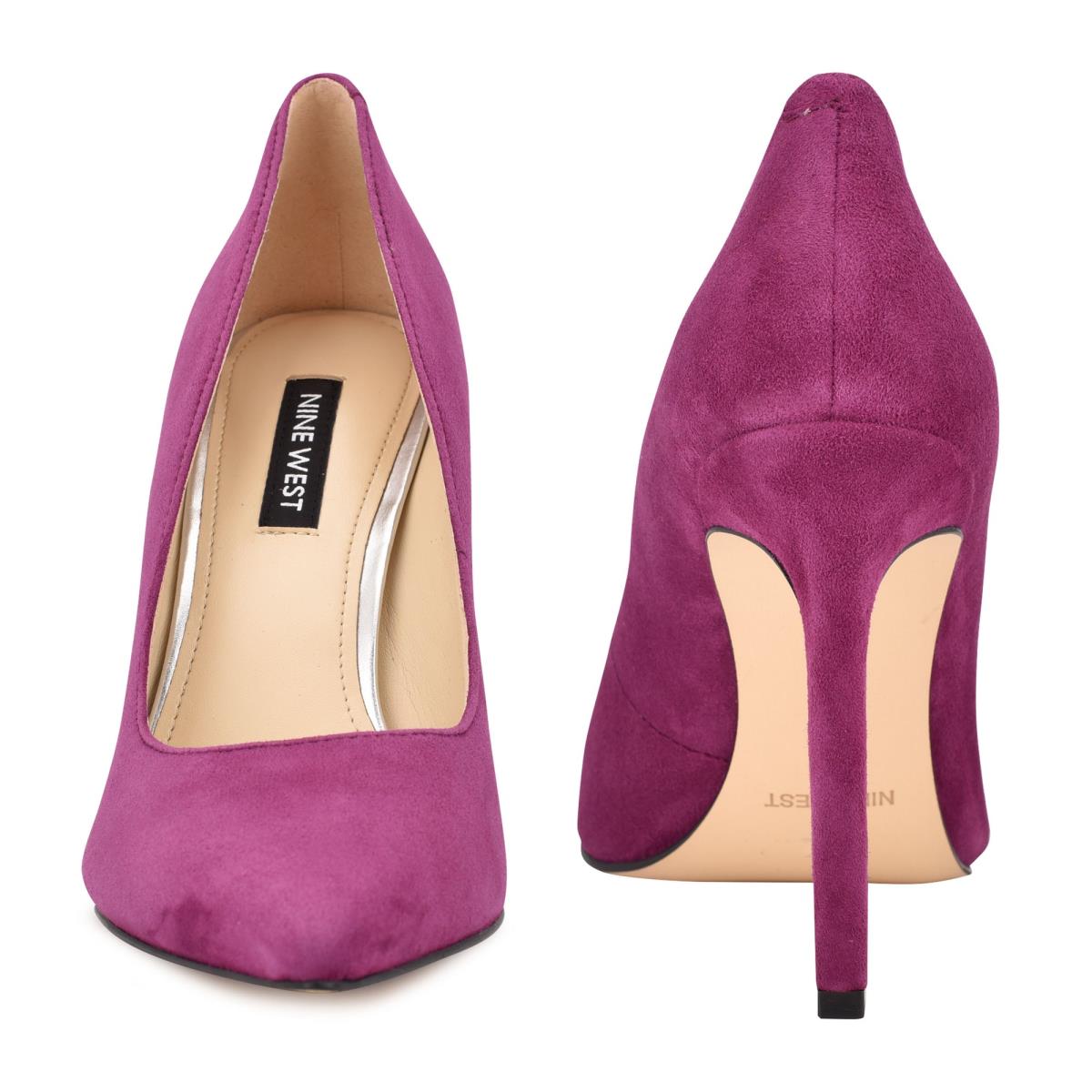 Nine West Tatiana Pointy Toe Pumps Purple | WLSU54702