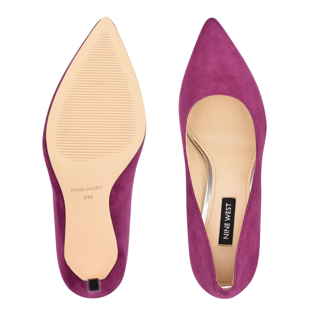 Nine West Tatiana Pointy Toe Pumps Purple | WLSU54702