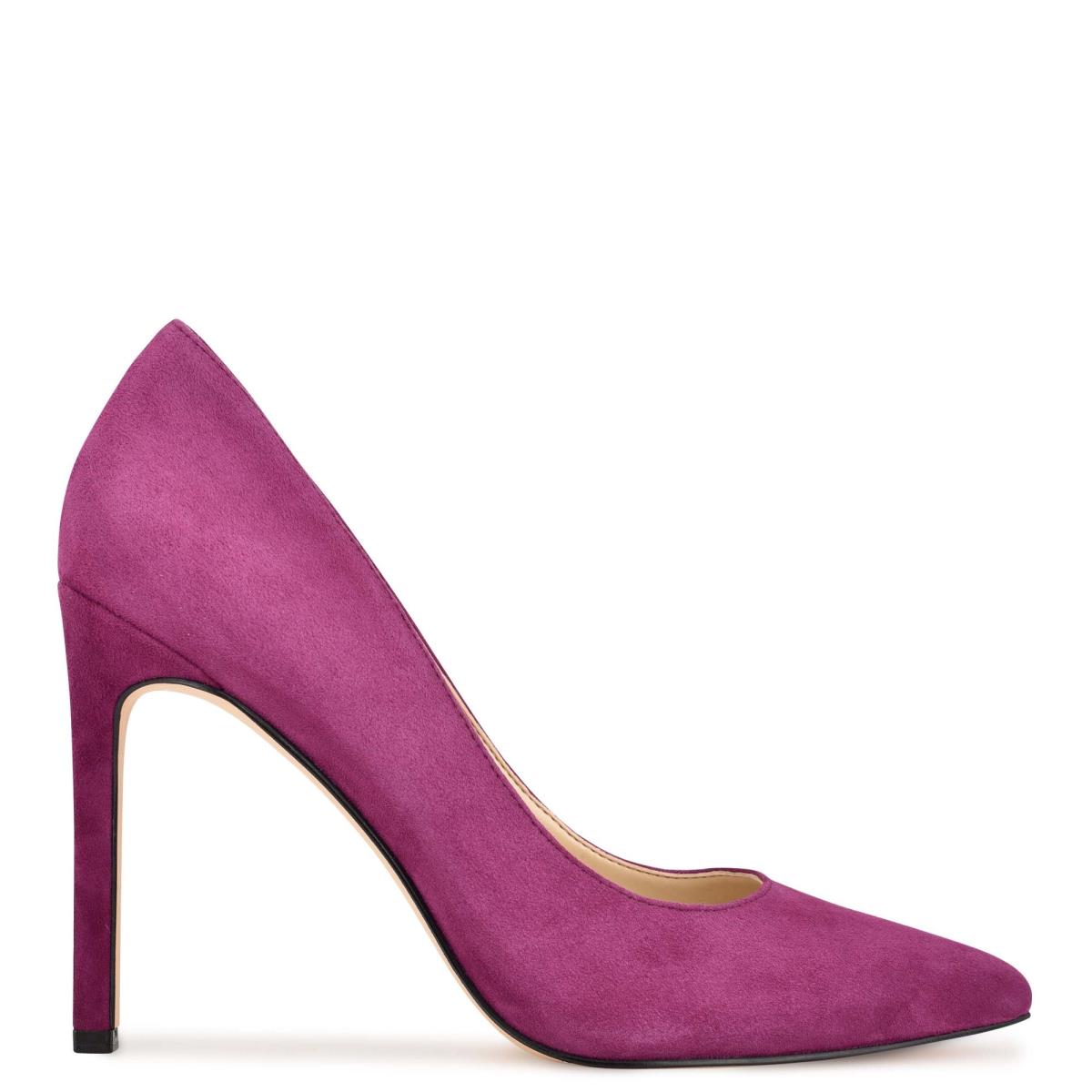 Nine West Tatiana Pointy Toe Pumps Purple | WLSU54702