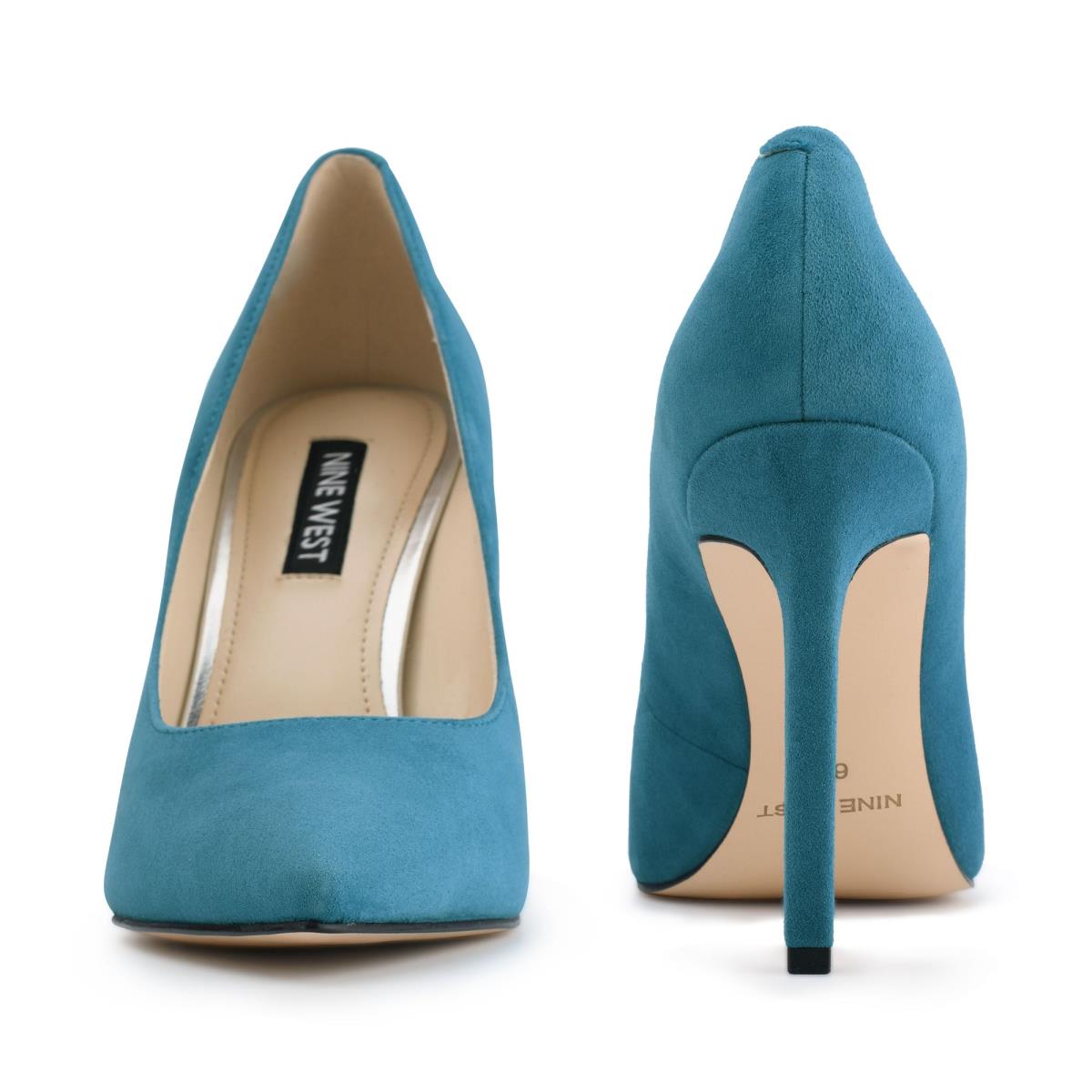 Nine West Tatiana Pointy Toe Pumps Turquoise | DZPR78354