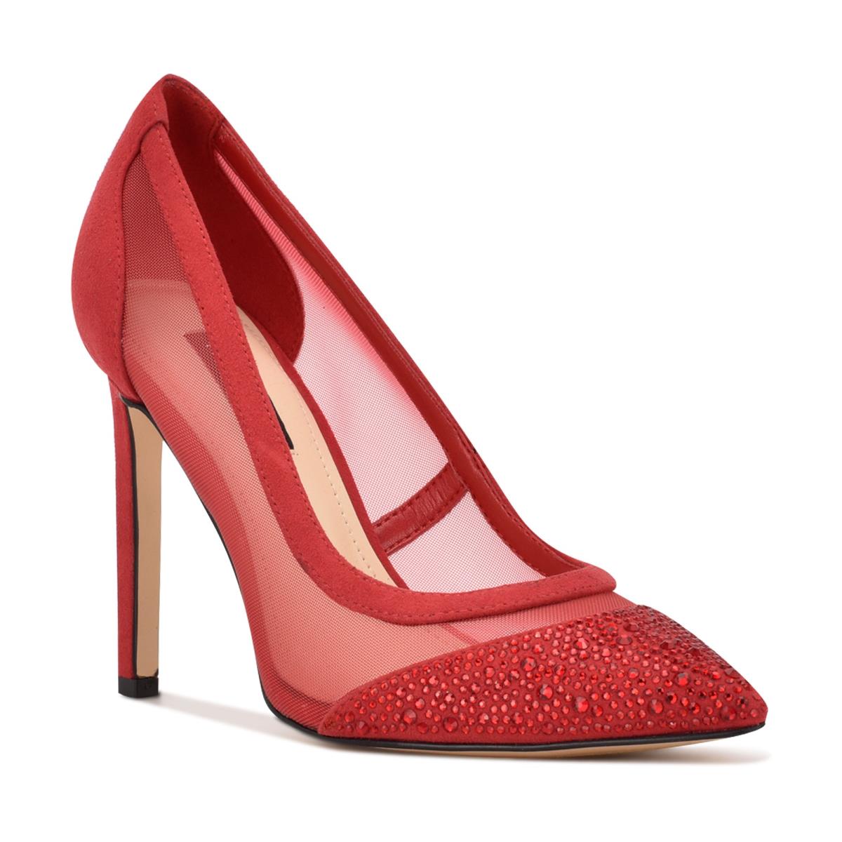 Nine West Tayen Dress Pumps Red | WGFT19706