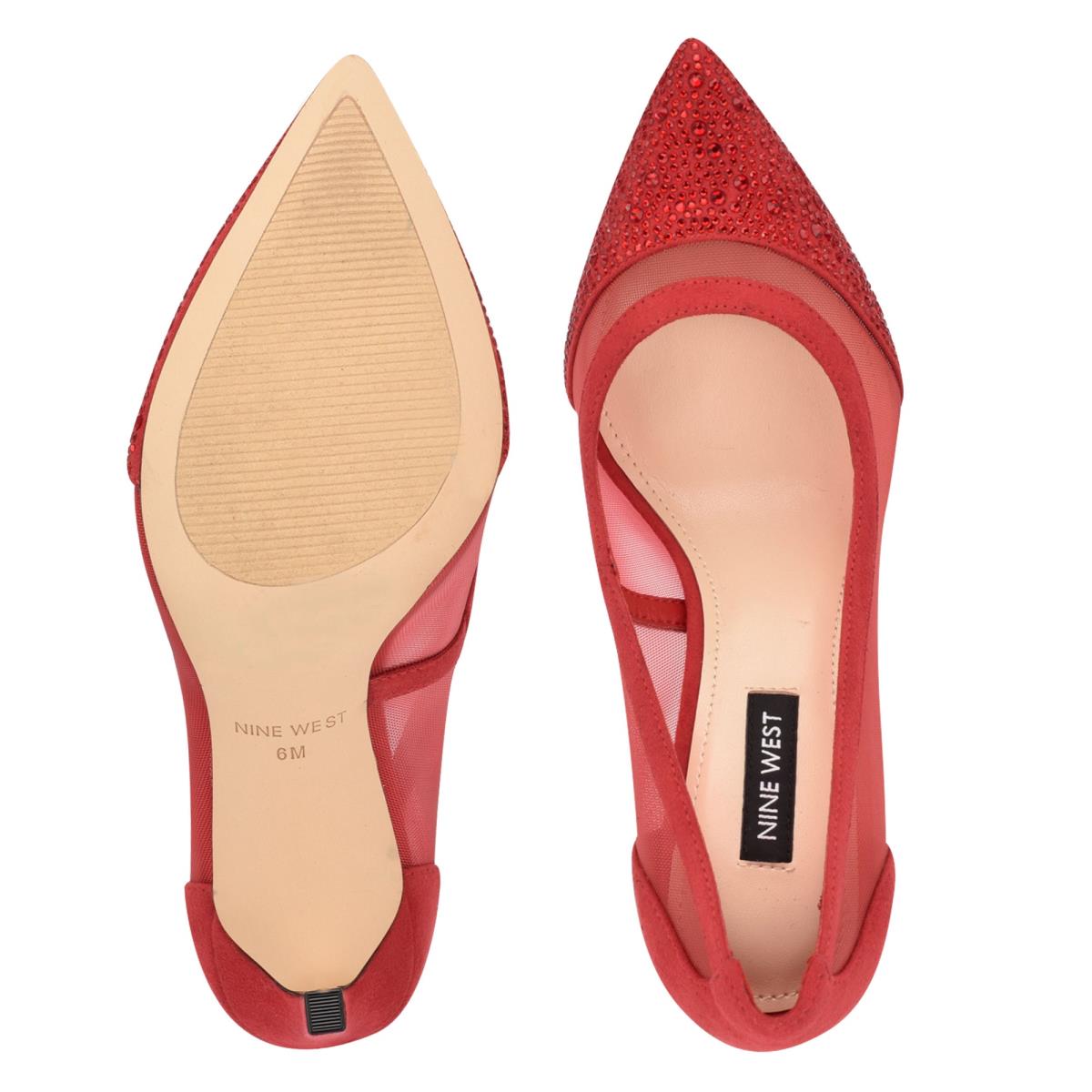 Nine West Tayen Dress Pumps Red | WGFT19706