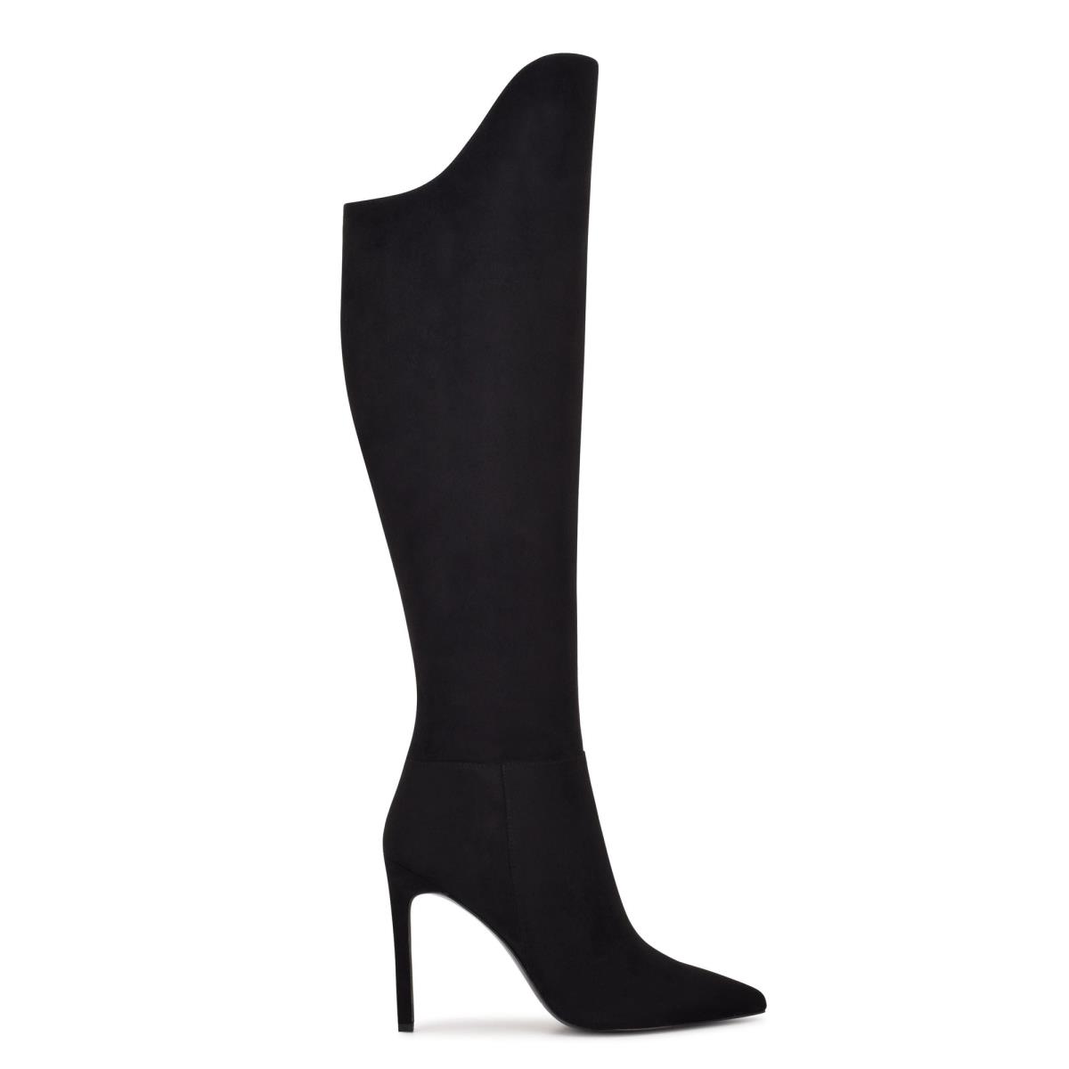 Nine West Teleena Heeled Boots Black | IKHT28140