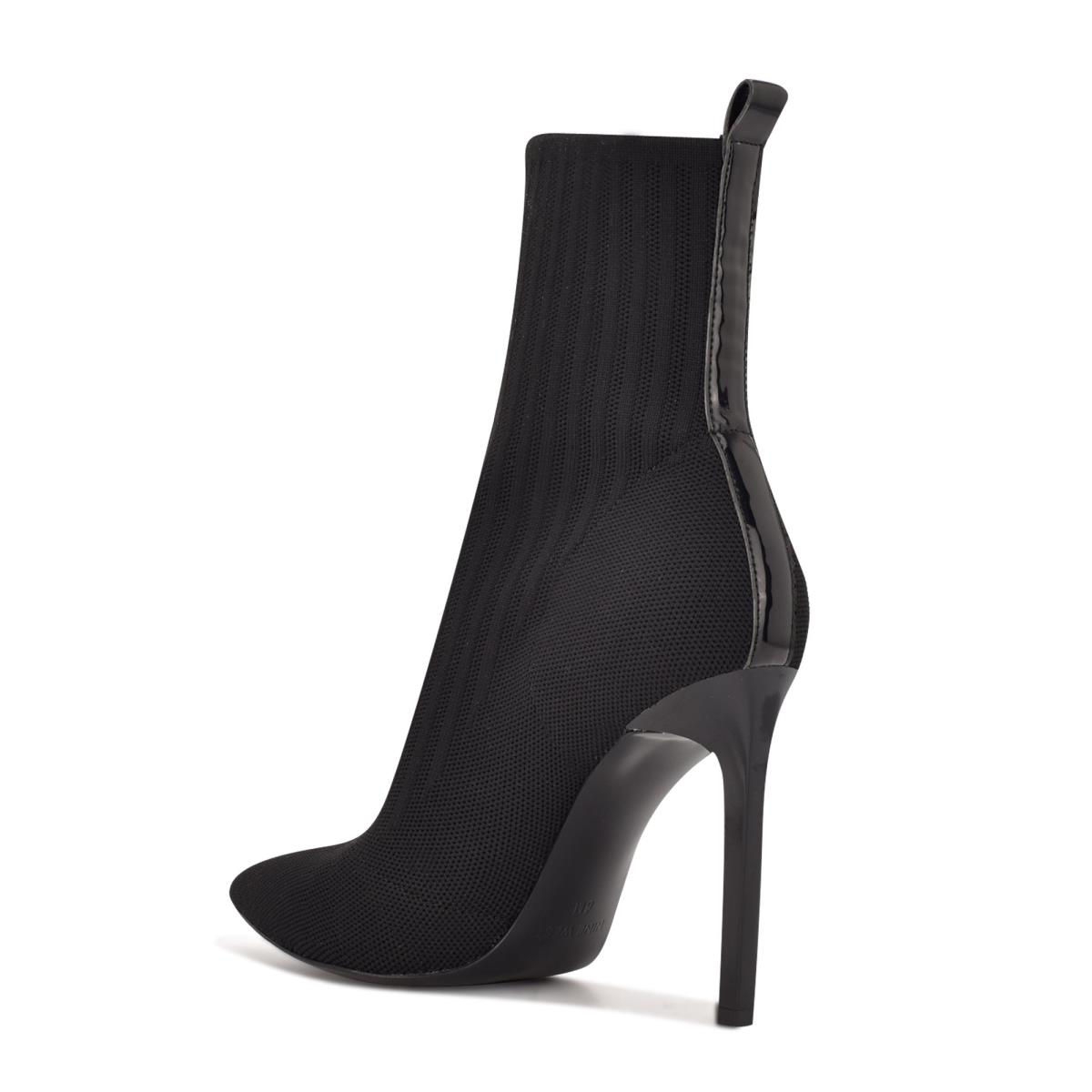 Nine West Teoy Dress Booties Black | KPCN64523