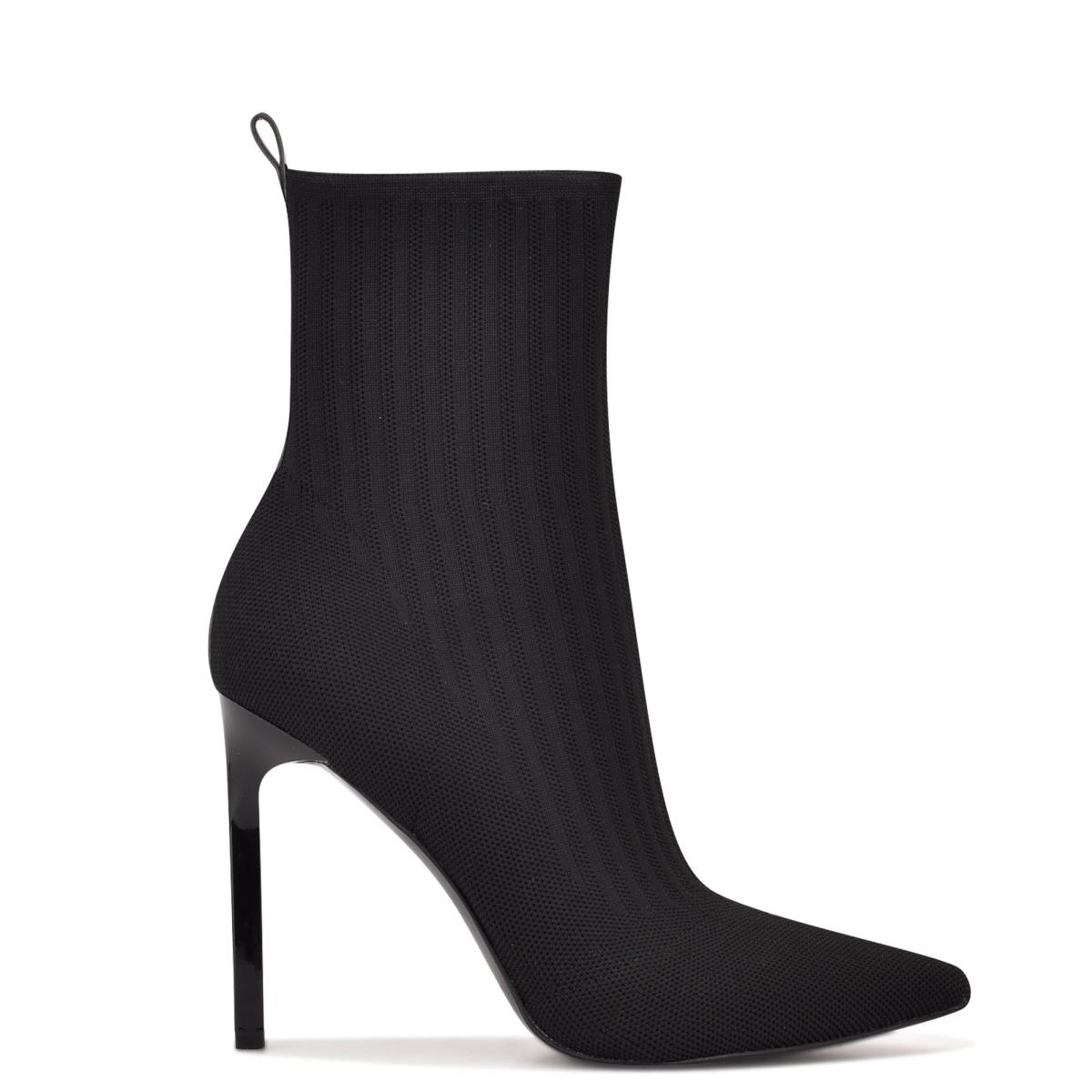 Nine West Teoy Dress Booties Black | KPCN64523