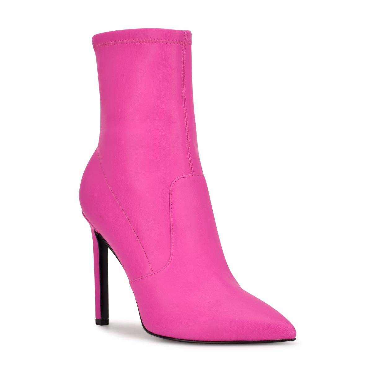 Nine West Teoy Dress Booties Pink | WXJS97543