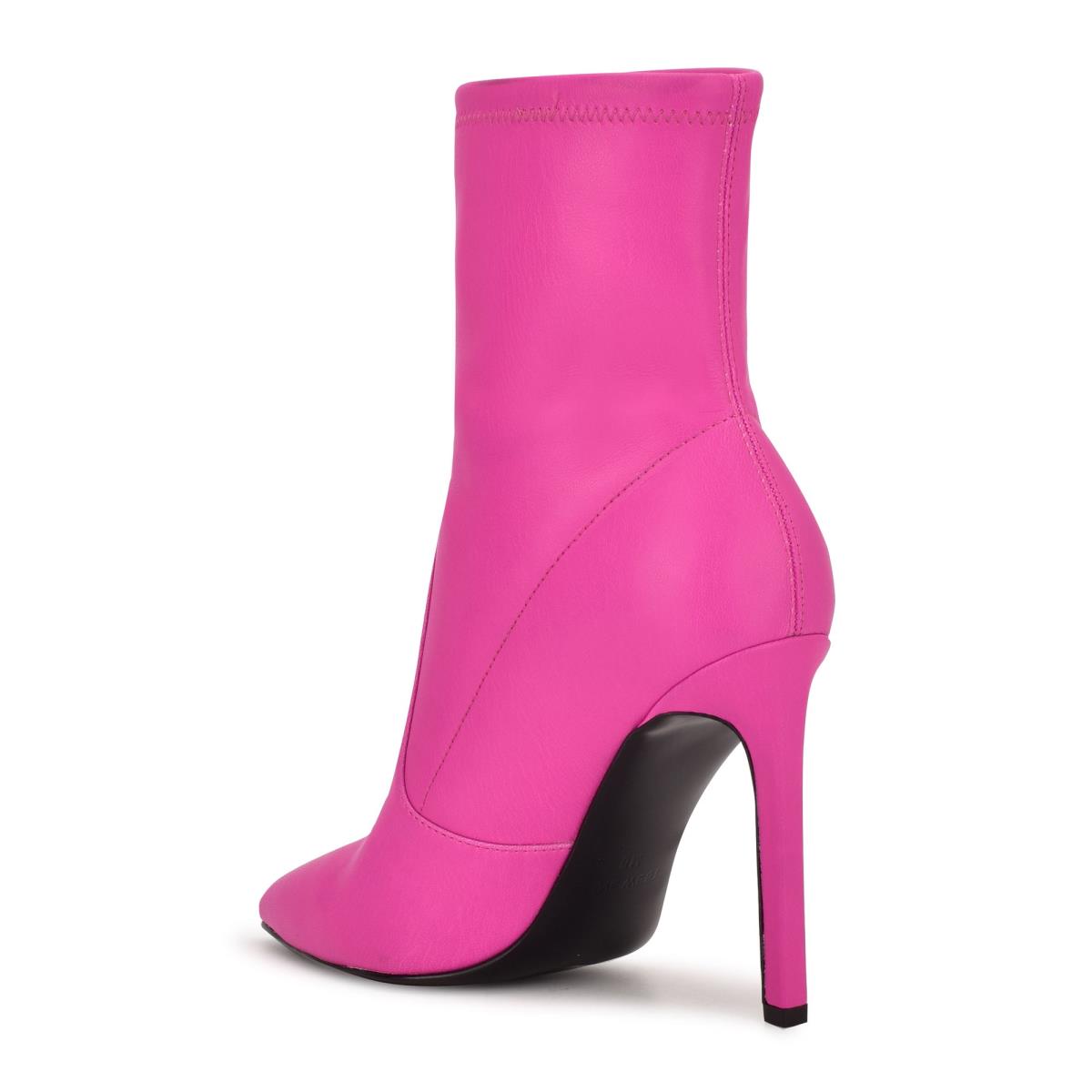 Nine West Teoy Dress Booties Pink | WXJS97543