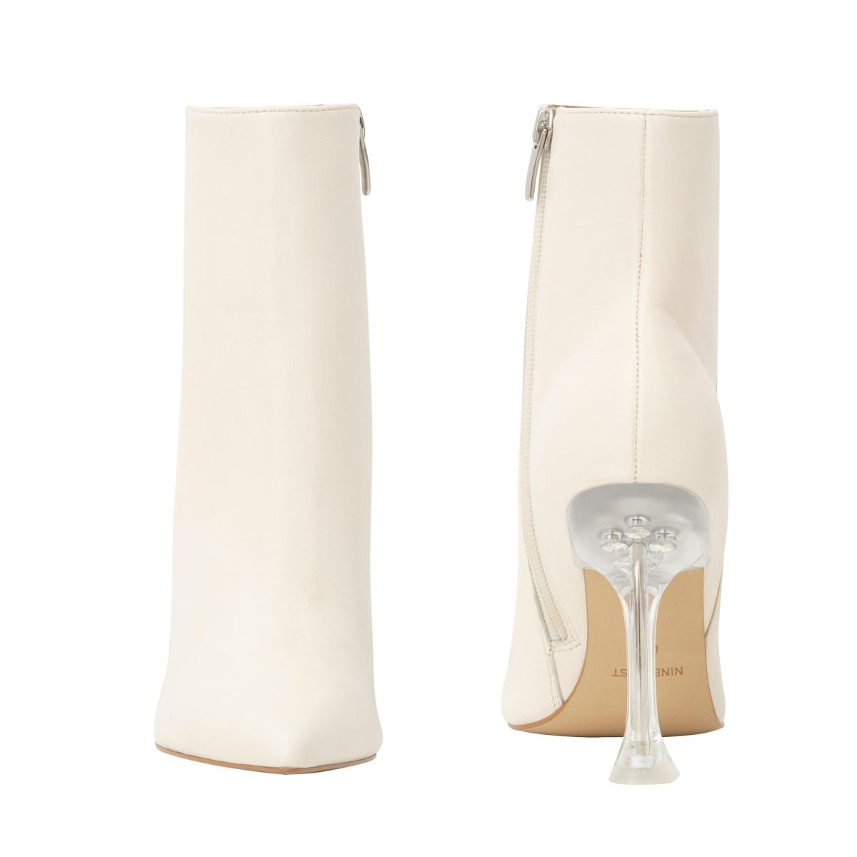 Nine West Tonight Dress Booties Cream | EGFD75083