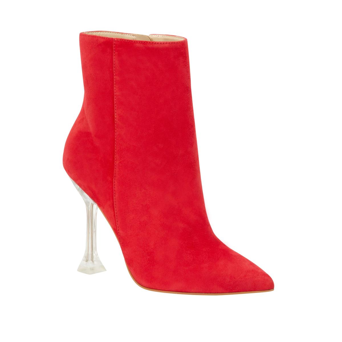 Nine West Tonight Dress Booties Red | IBKH50163