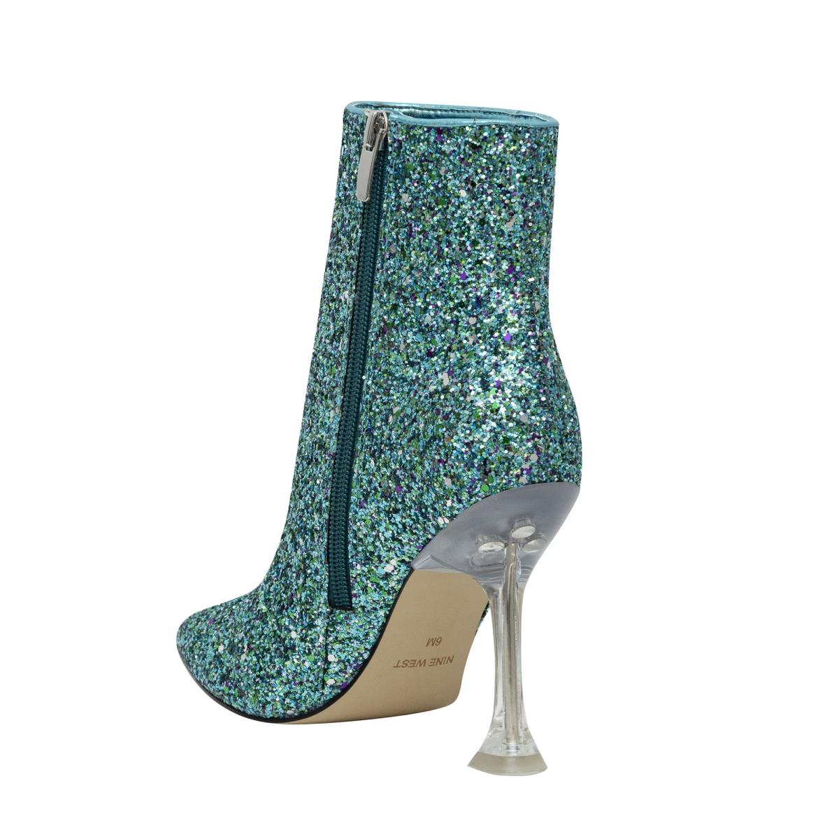 Nine West Tonight Dress Booties Turquoise | MEYR52631