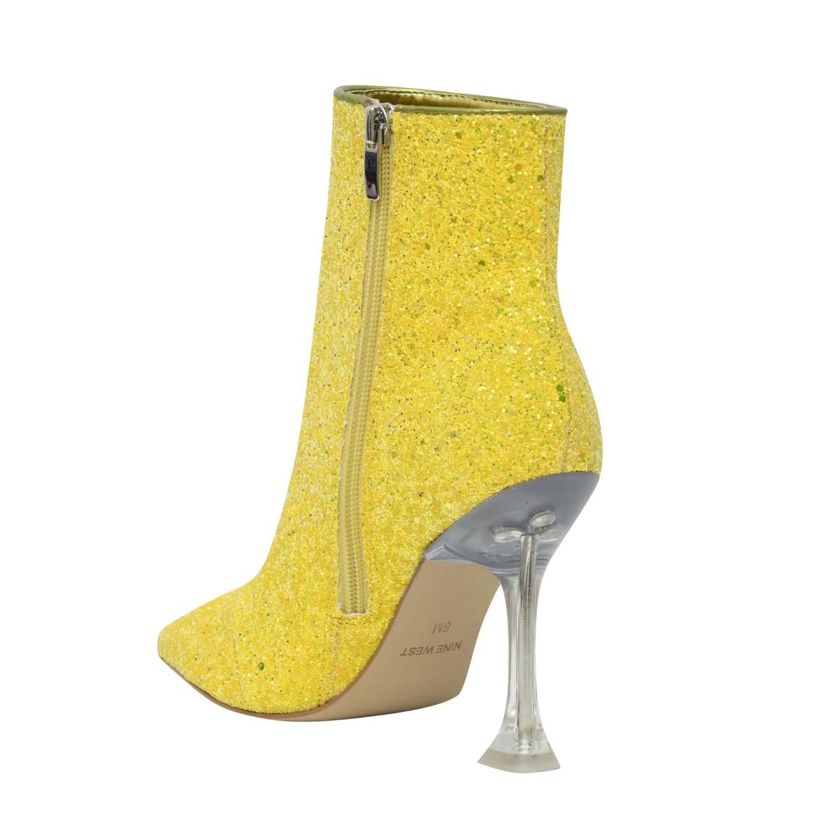 Nine West Tonight Dress Booties Yellow | WABJ65728