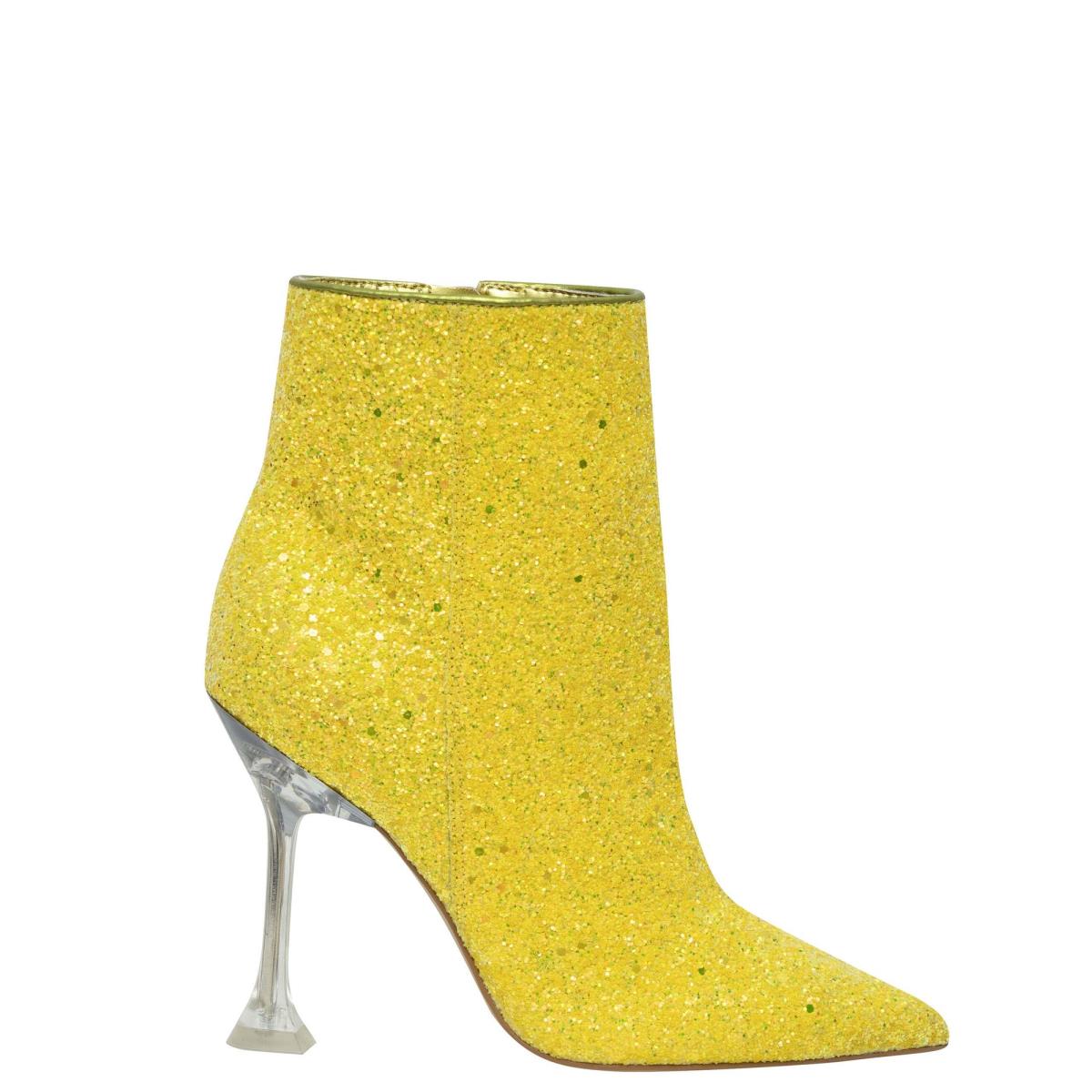 Nine West Tonight Dress Booties Yellow | WABJ65728