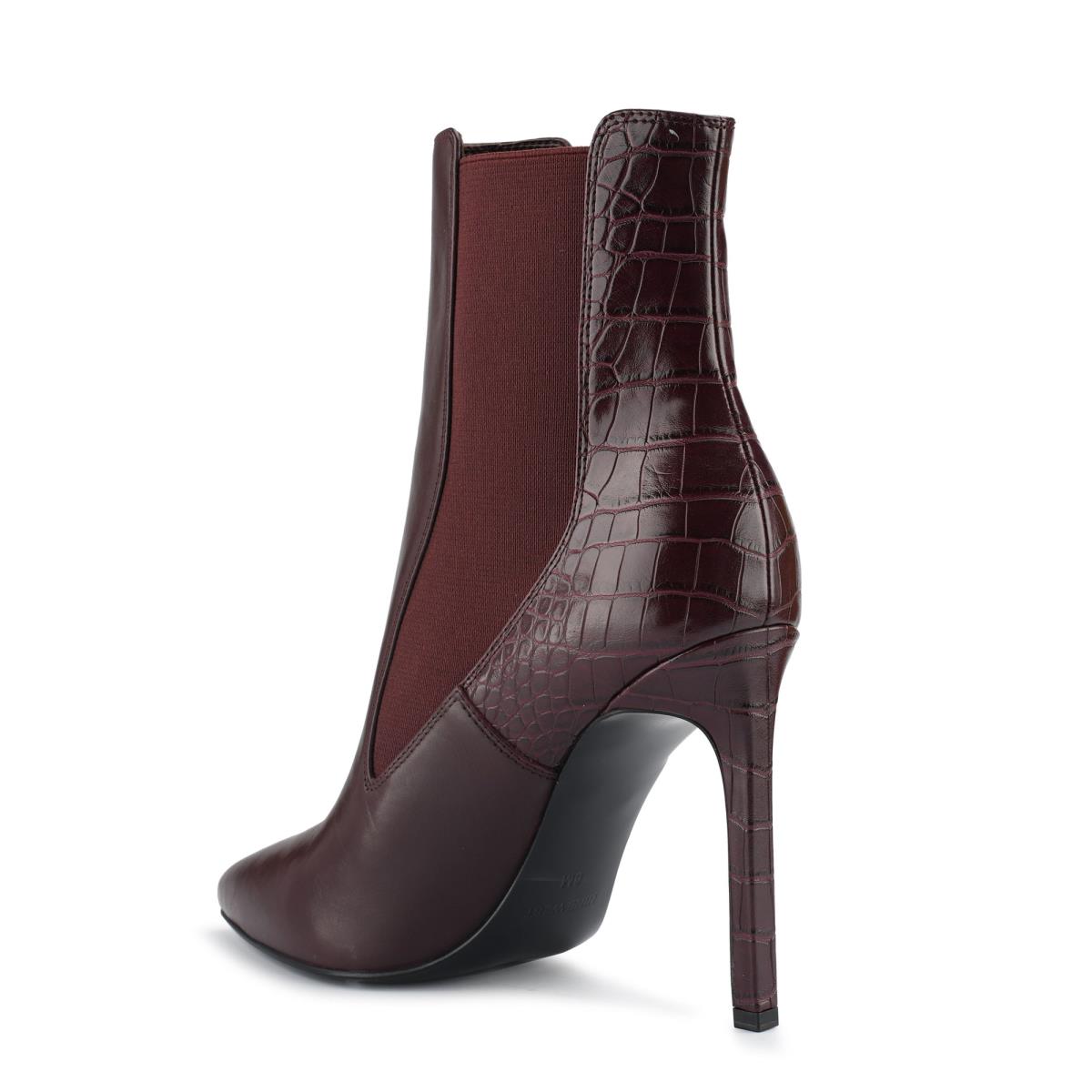 Nine West Topit Dress Booties Brown | XVQP69583