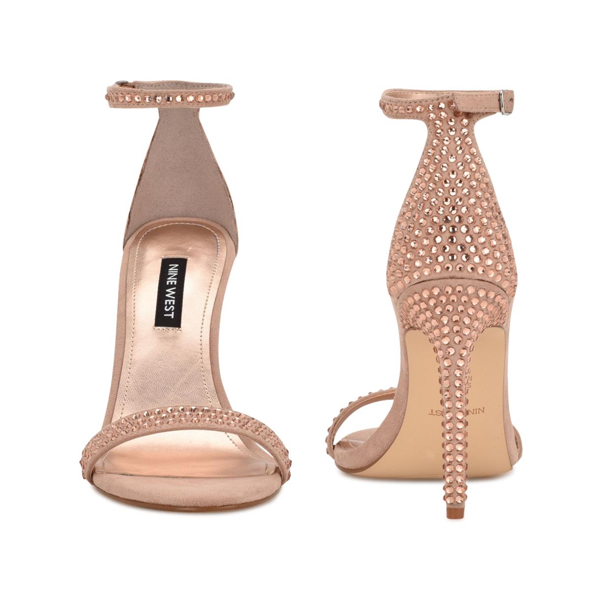 Nine West Toria Ankle Strap Sandals Pink | HVTR51376