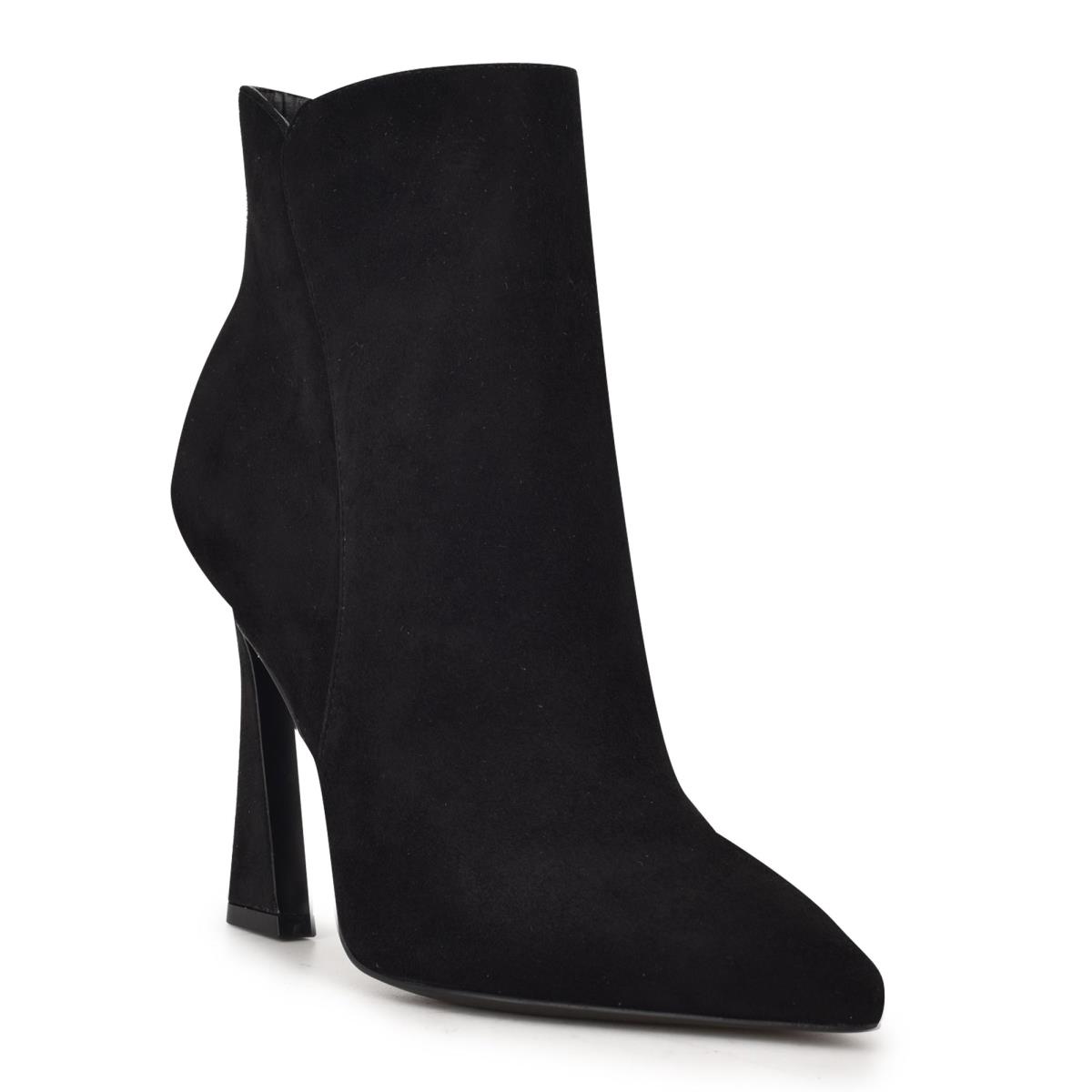 Nine West Torrie Dress Booties Black | FSIQ80621