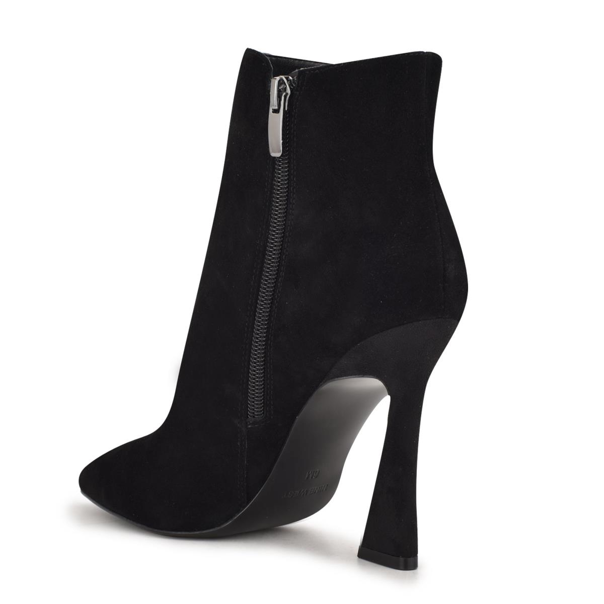 Nine West Torrie Dress Booties Black | FSIQ80621