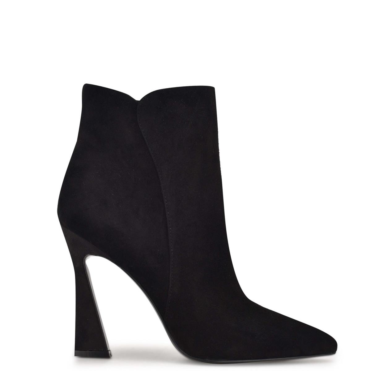 Nine West Torrie Dress Booties Black | FSIQ80621