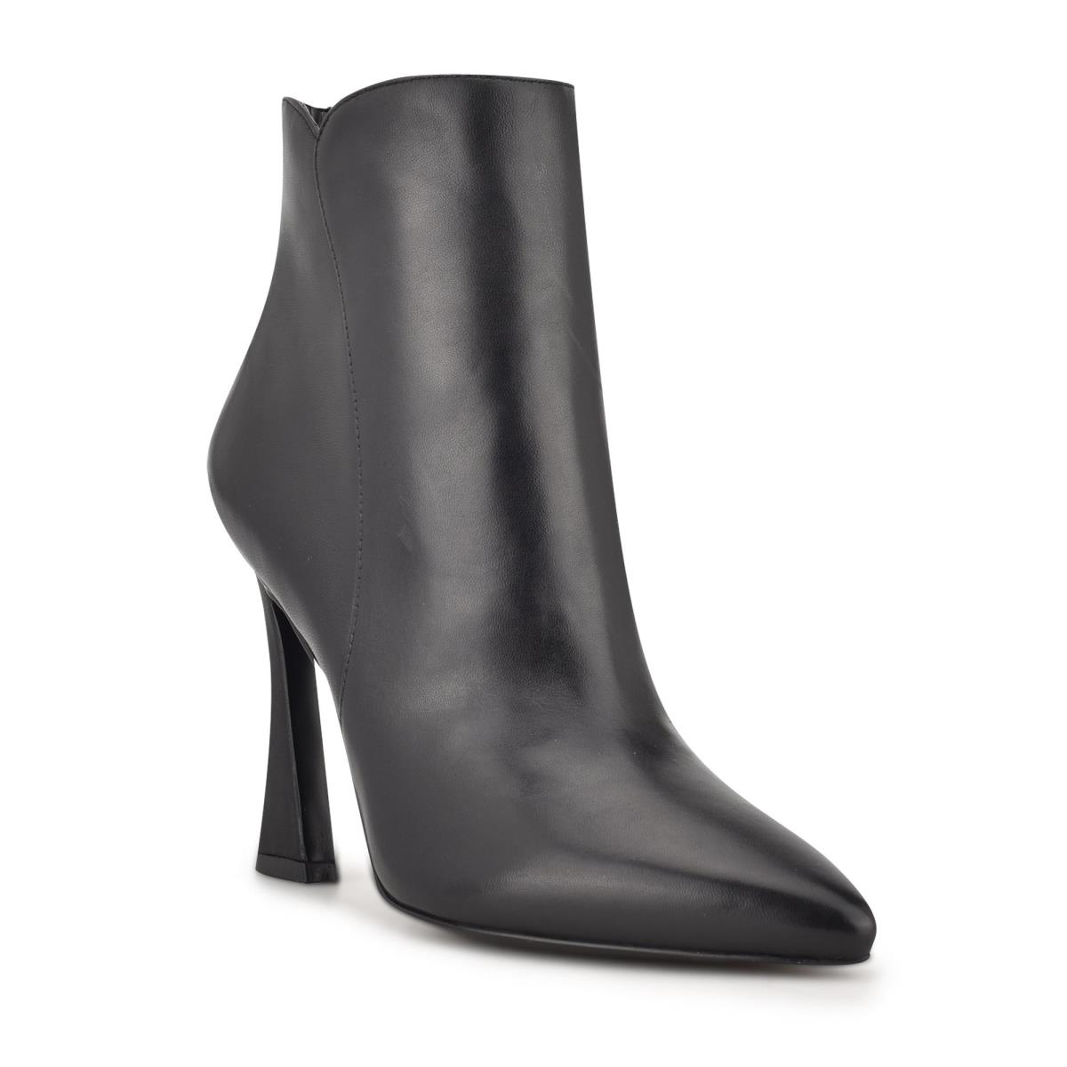 Nine West Torrie Dress Booties Black | WKQT06891