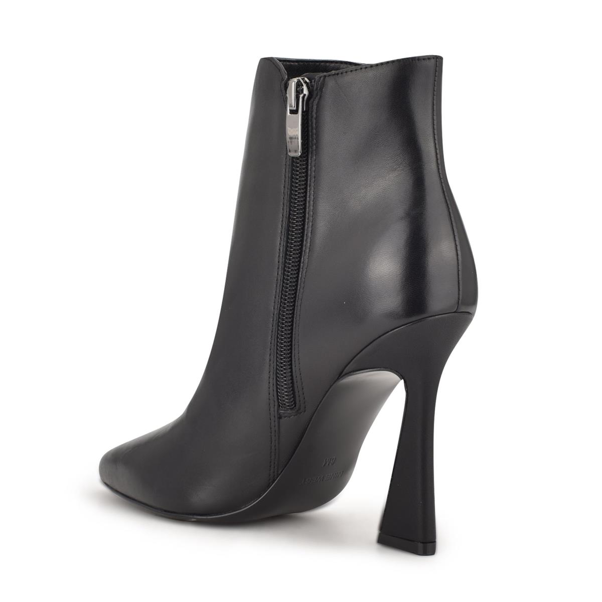 Nine West Torrie Dress Booties Black | WKQT06891